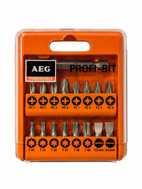 ست سری پیچگوشتی ۱۷ پارچه AEG مدل PROFI-BIT کد 4932399495