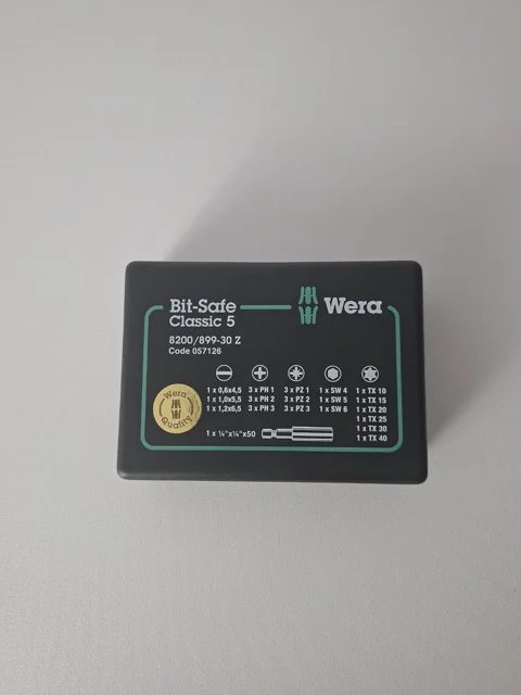 ست سری پیچگوشتی ۳۱ پارچه ورا مدل Bit-Safe Classic 5 8200/899-30 Z